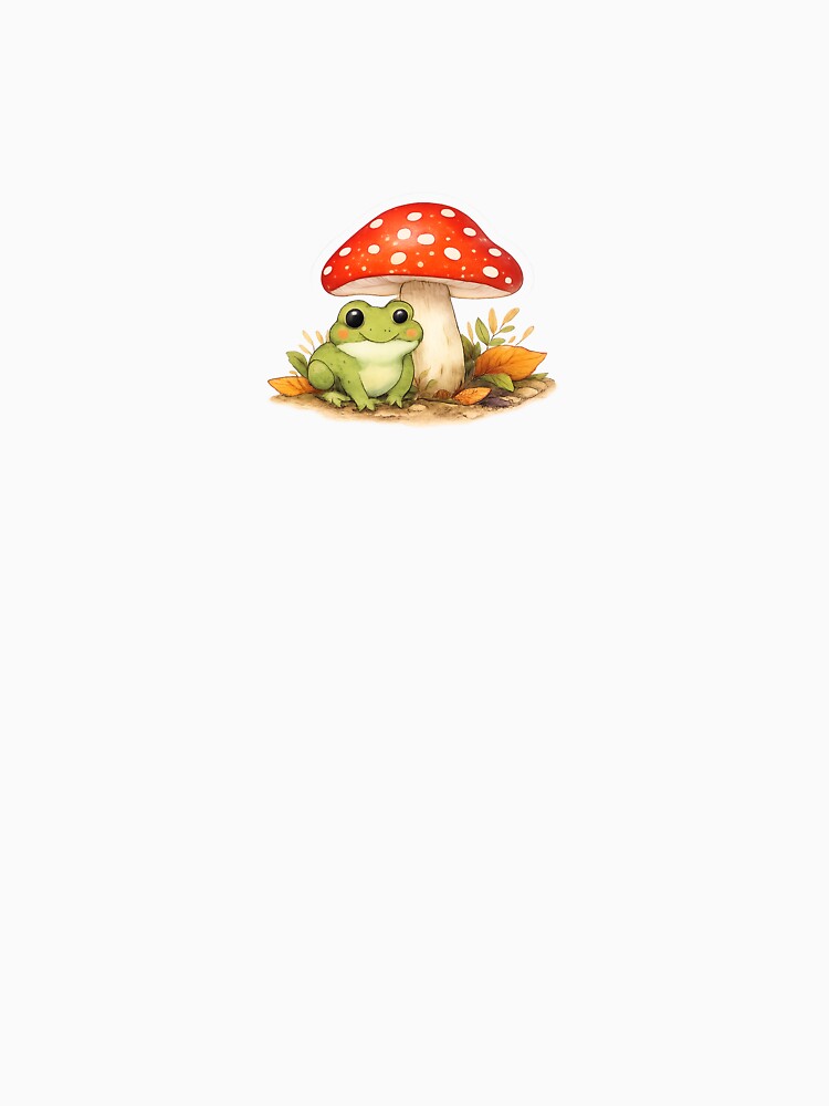 Cute Mushroom and Frog Cottagecore Sticker by Ipzard1