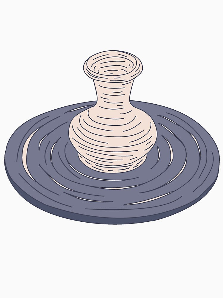 Pottery Class - Potter's Wheel - Clayware by DeWinnes