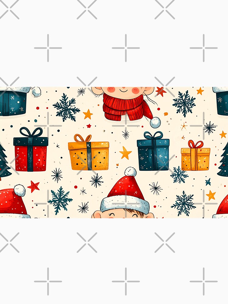 Cute Kids Christmas Gifts Seamless Pattern by yara.lahdo