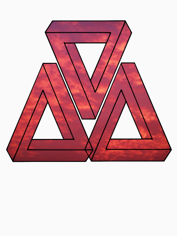 Red Sky Triple Triangle Me Impressed by createVisions