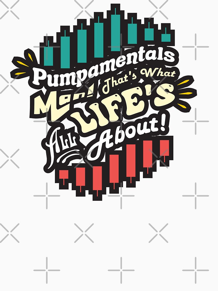 Pumpamentals Man! Retro Crypto Typography Art by Digi-Drifterz