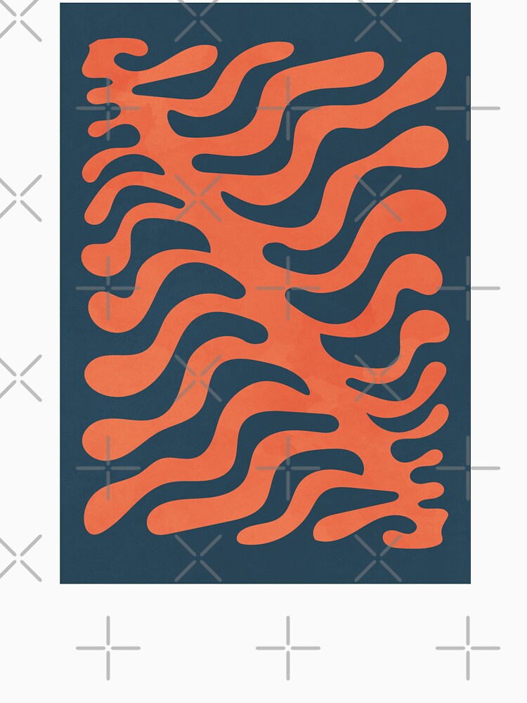 Copy of Botanical Green Leaf Abstraction, Line Art by technicolorable_art