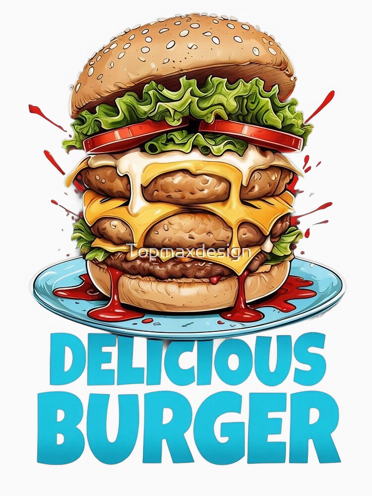 Delicious Burger by Topmaxdesign