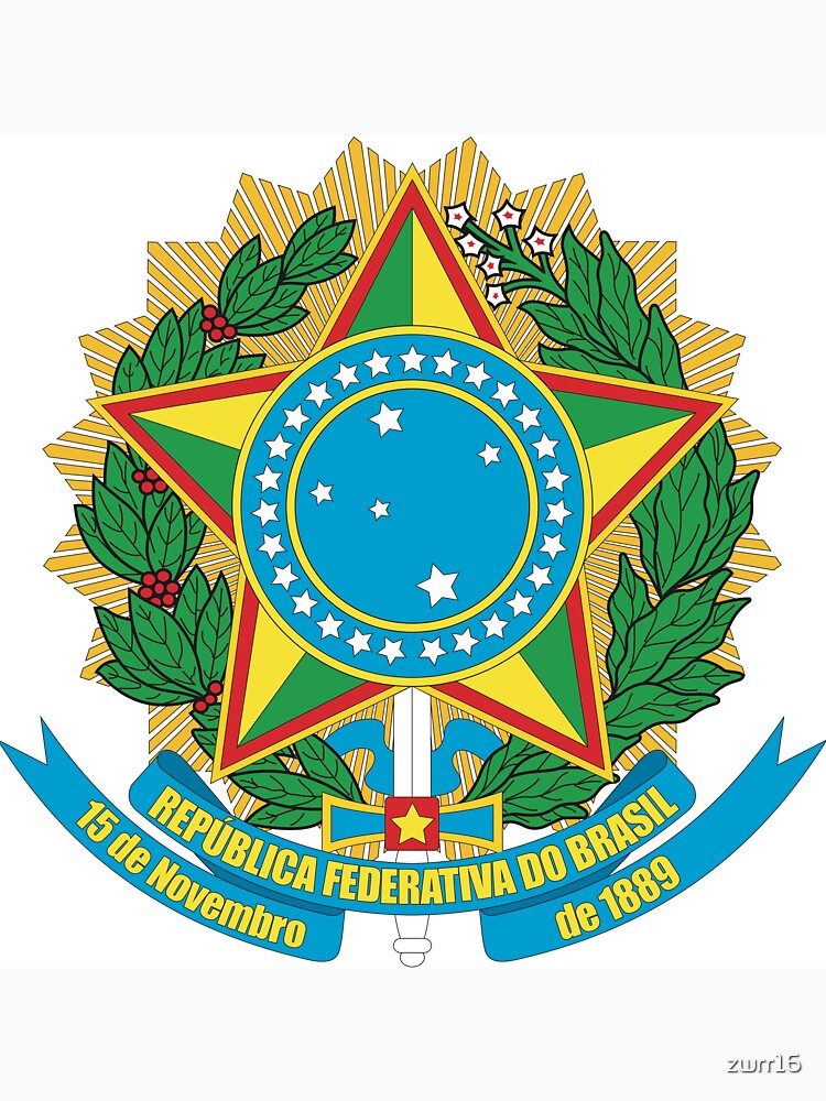 Brazilian Coat of Arms by zwrr16