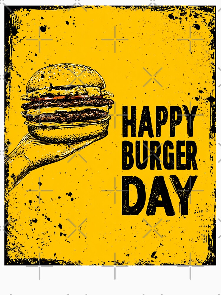 Happy Burger Day by StudioRedKoala