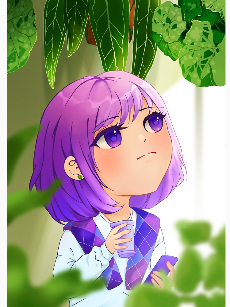 Plant Lady in the morning by BluetNg