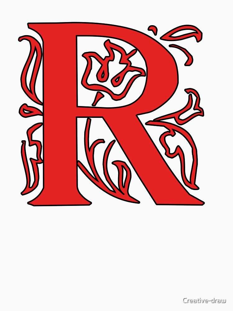 Initial monogram R by Creative-draw