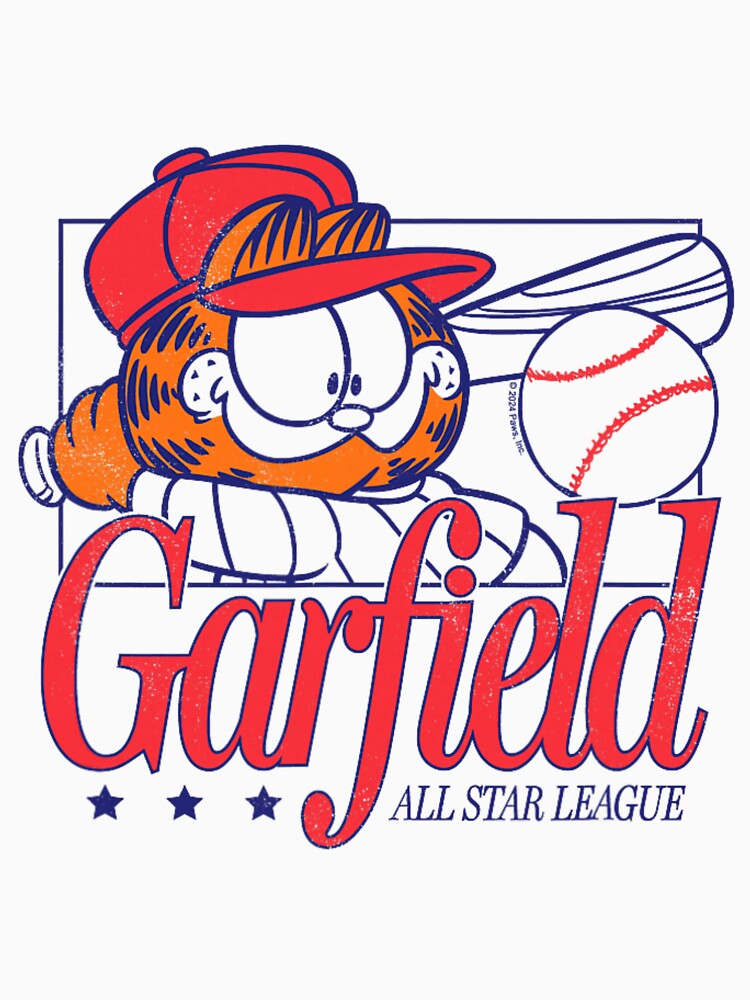 Garfield Vintage Sports – Retro All Star Baseball Style Design by sardencourey3