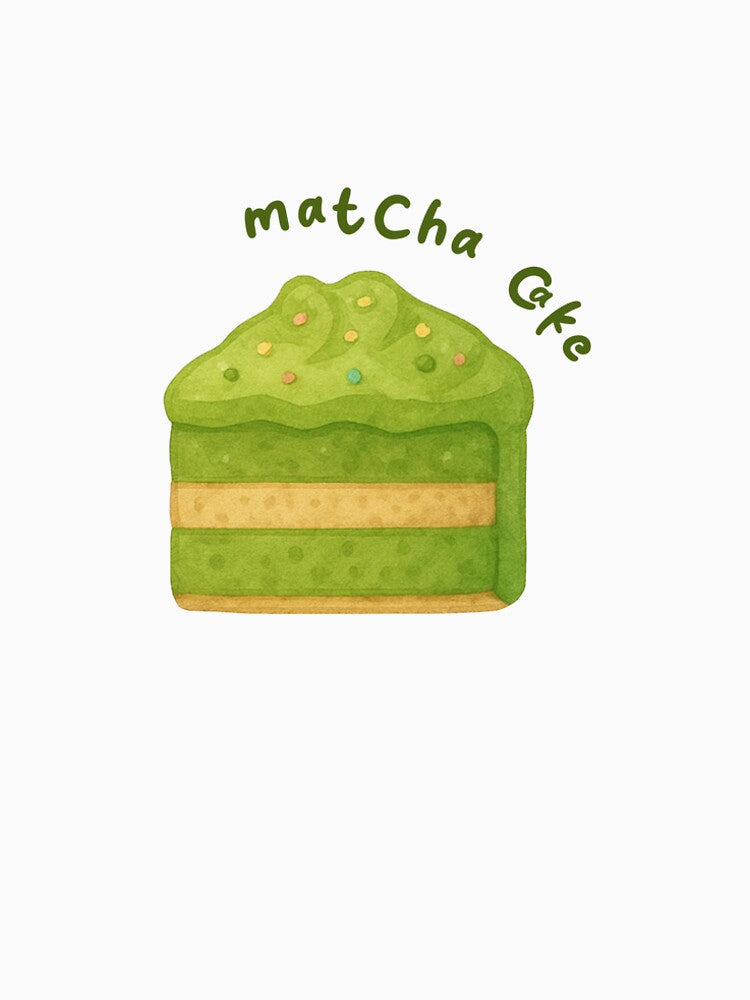 cute matcha cake by Tamane Studio