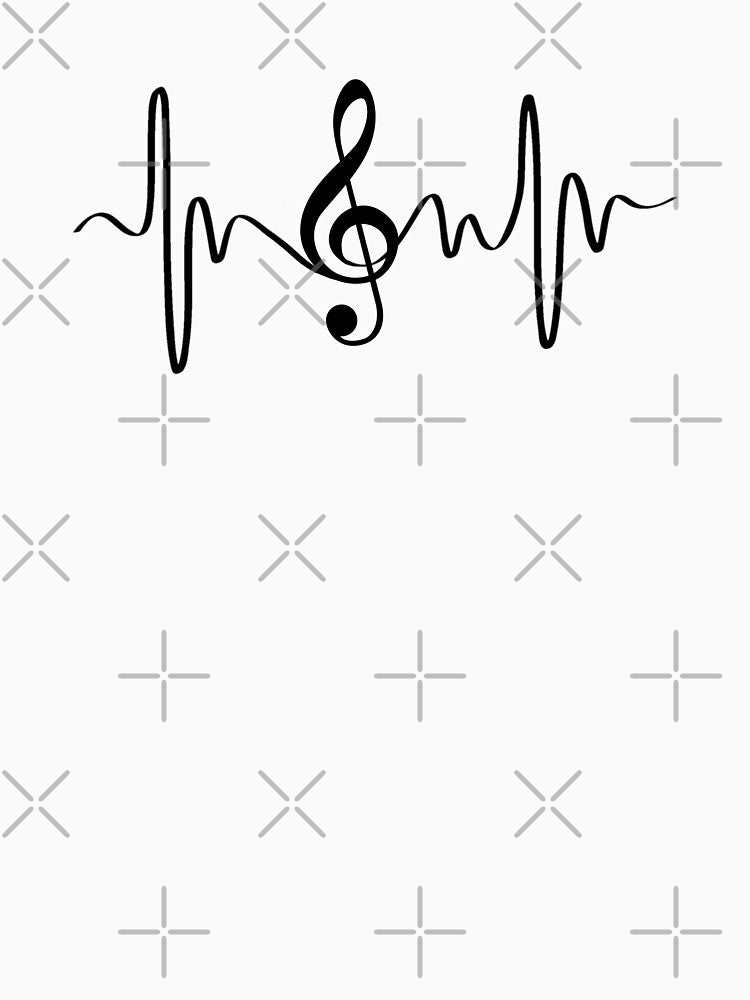 Copy of Music Clef Heartbeat Pulse Frequency Wave Sound by ardasen