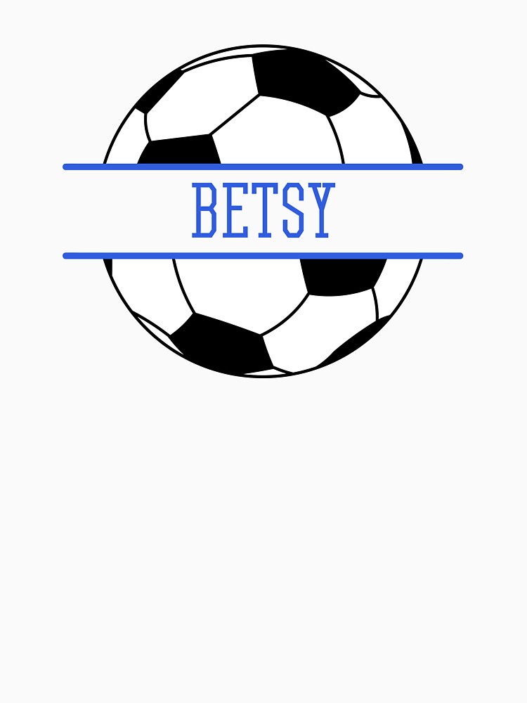 Betsy Personalized Soccer Ball by AtriumHouse Unisex , , , Long Sleeve Tee