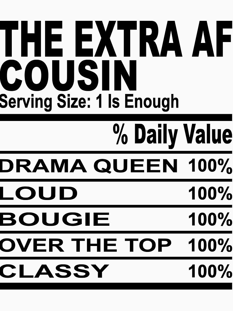 Extra AF Cousin by IAmLisaMaria