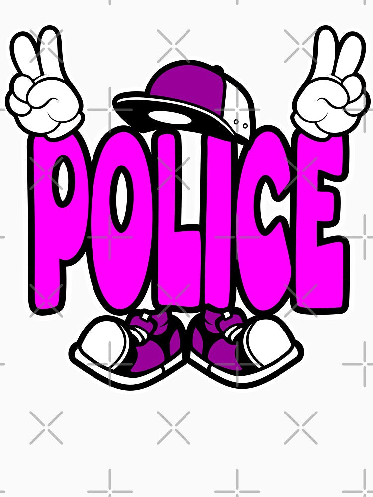 Police - PROFESSIONS Design Character Bold Retro by NFTWords