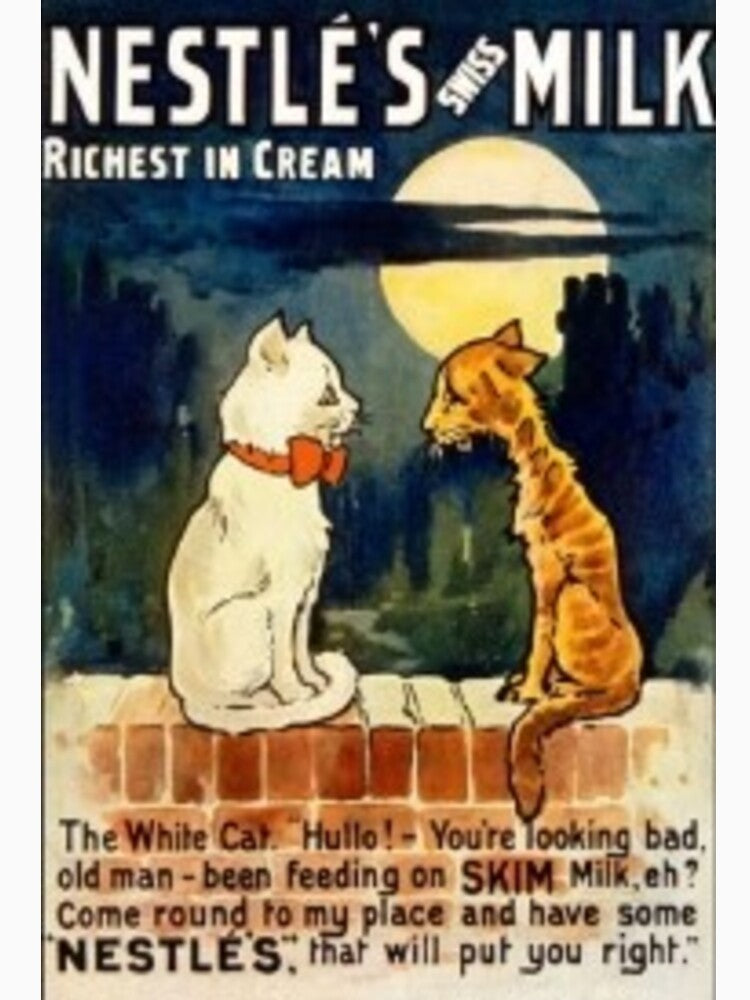 Retro Nestles Milk Poster by RetroRabbitCo