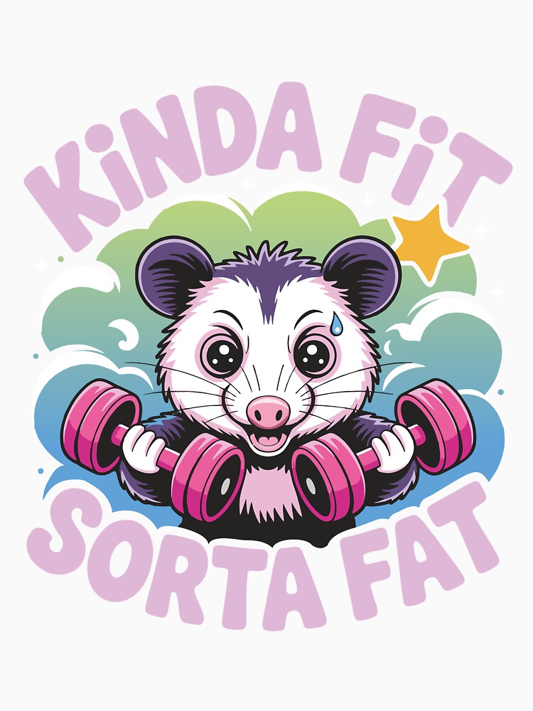 Kinda fit sorta fat, Funny Gym by J-Style-Design