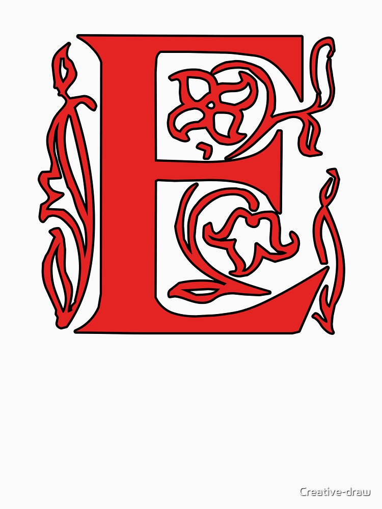 Initial monogram E by Creative-draw