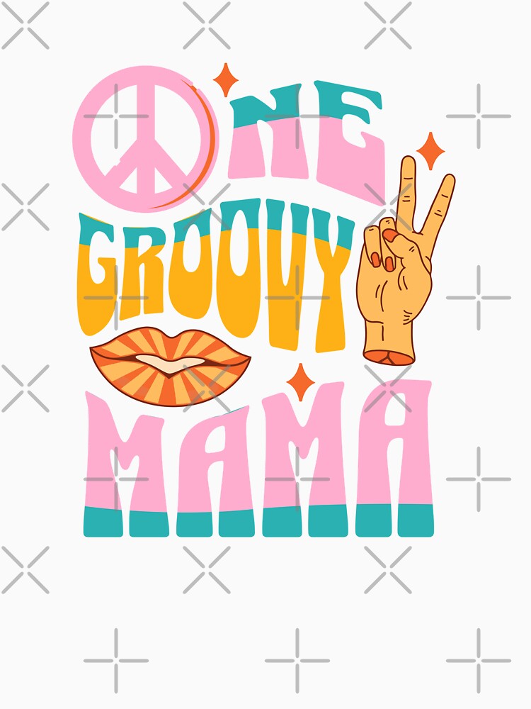 One Groovy Mama - Retro Hippie Mother's Day by flidesign
