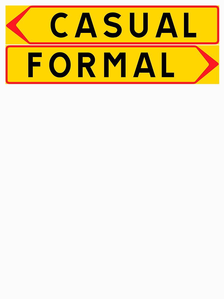 Casual vs. Formal by ALF2023