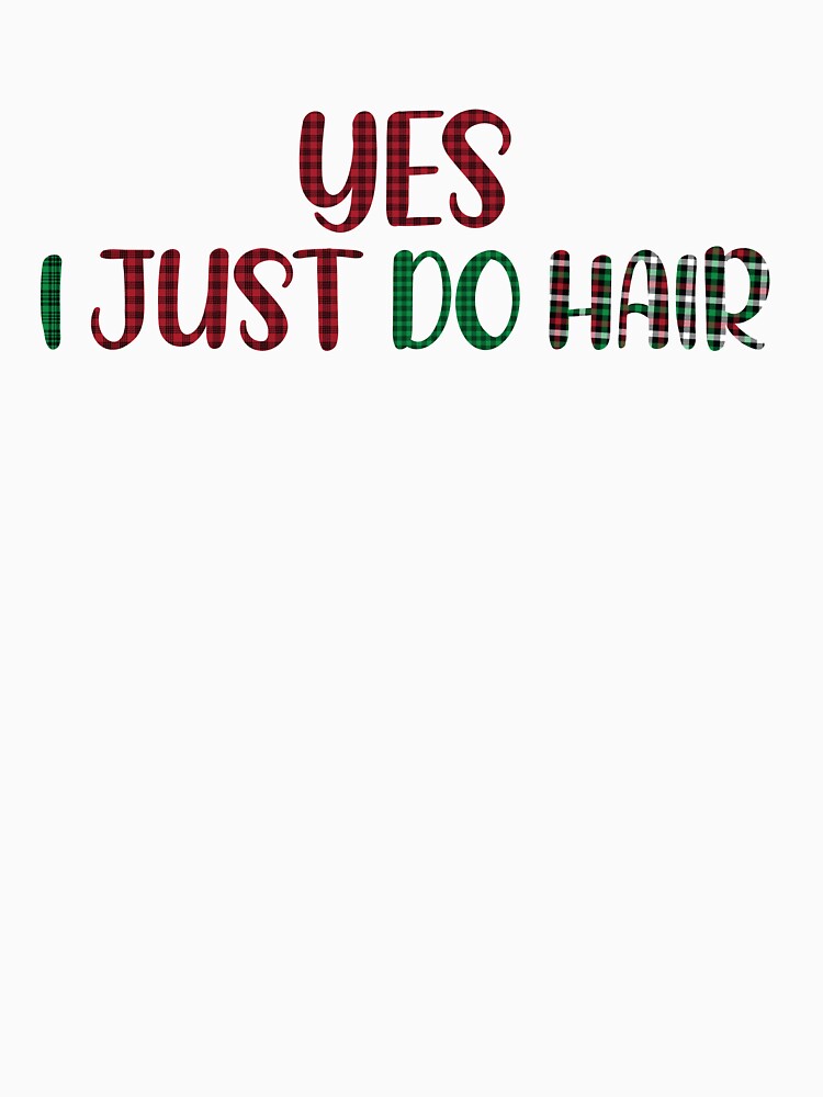Funny Christmas Hair Stylist by patroart