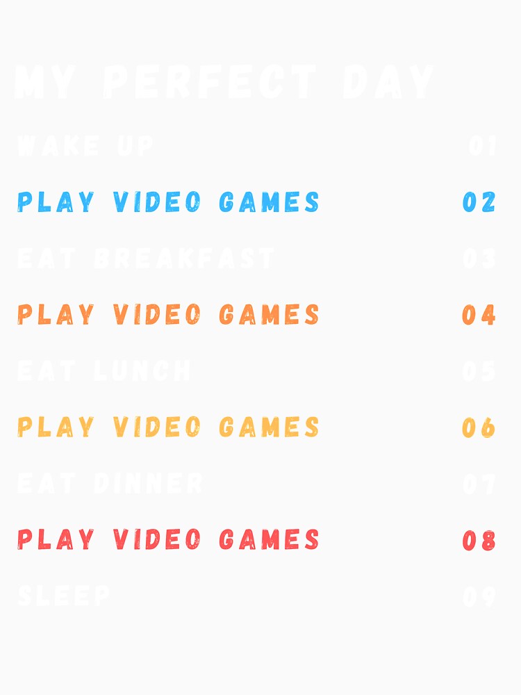 My Perfect Day Video Games by wapix