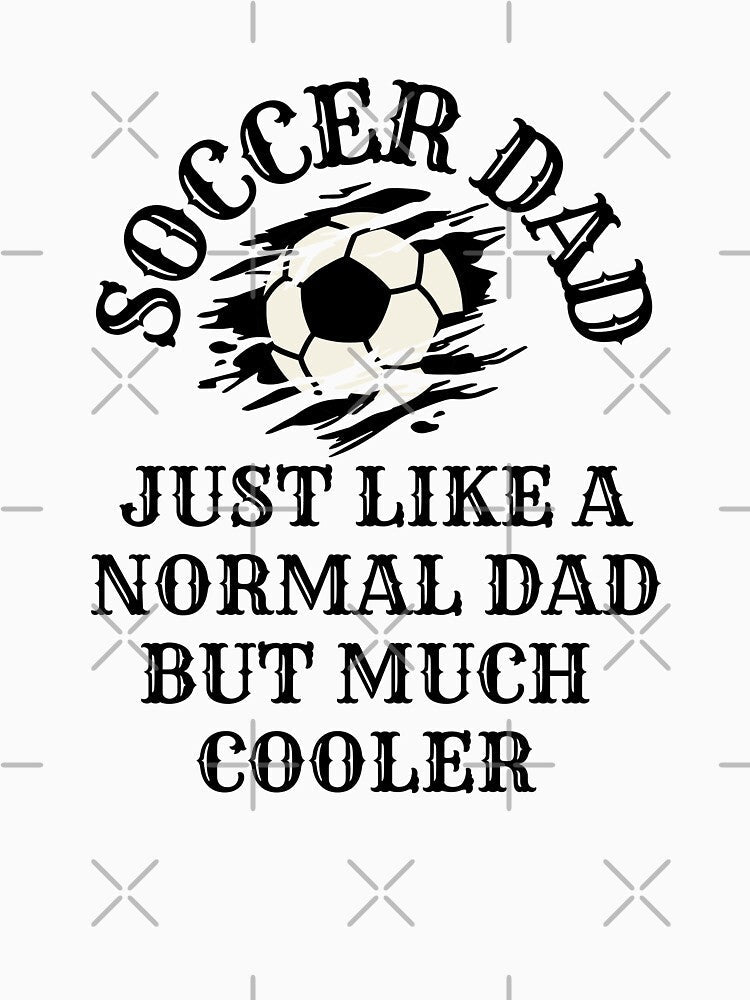 Funny Soccer Dad | Love Soccer Quote Jokes | Vintage Soccerball Fathers Day Christmas Birthday Gift for Dad Daddy Father by JooArtPrints ★★★★★