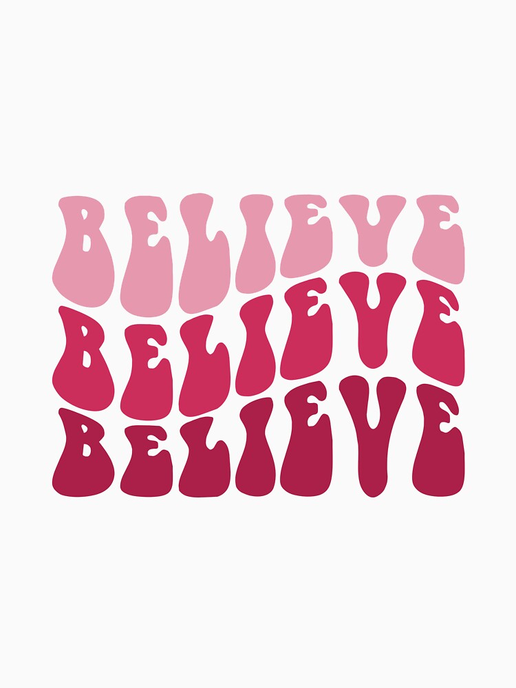 Believe Pink Faith by tealborealis