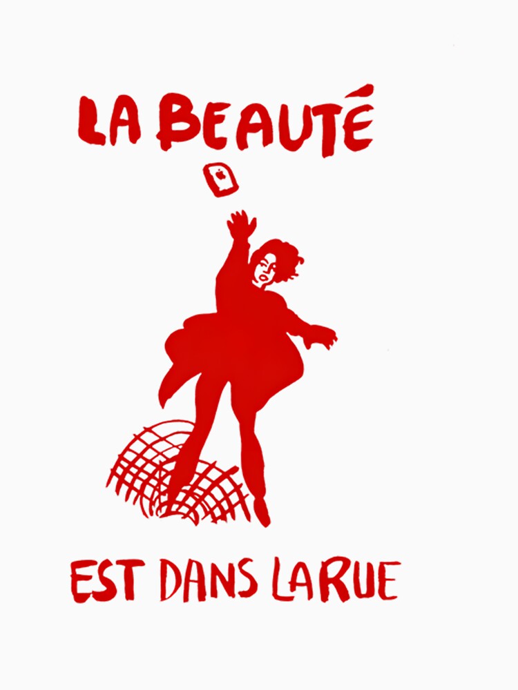Paris Revolt, Mai 68 &x27;LA BEAUTE EST DANS LA RUE&x27; The Original Thrown iPhone in Red Class by moodinchiawaz