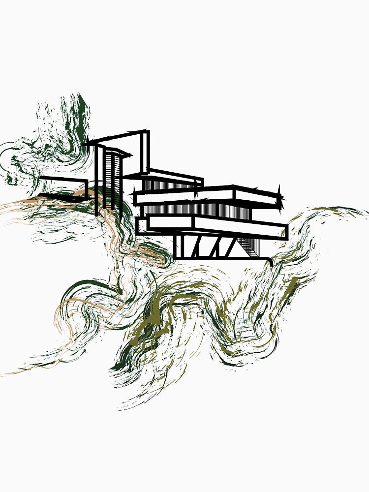 Abstract Falling Water by ArchiEnabled