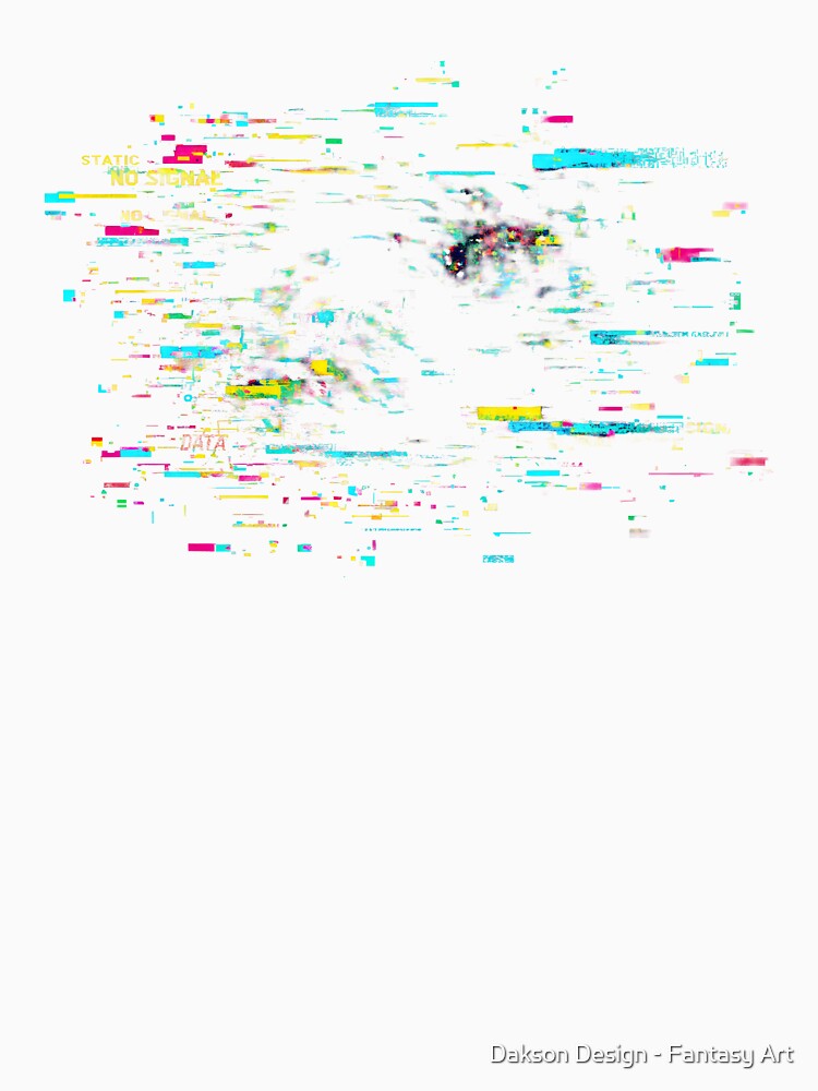 System Failure - Digital Static Noise Glitch Art by Dakson Design - Fantasy Art