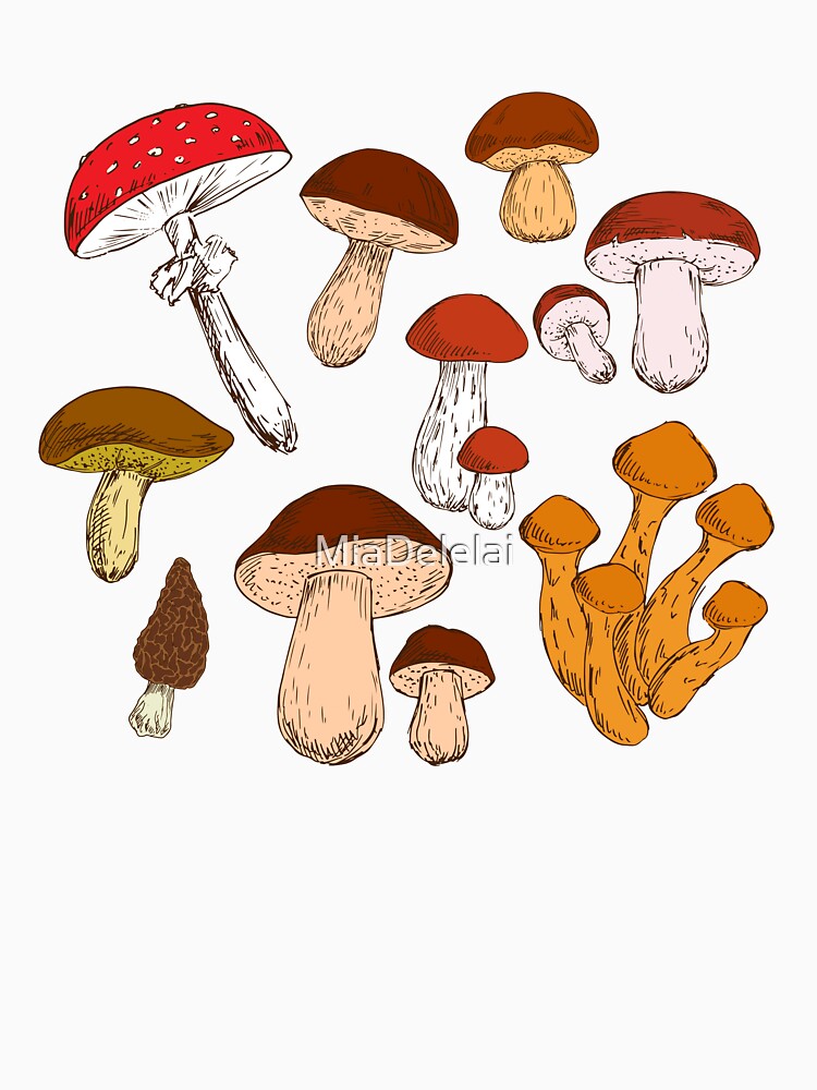 Cottagecore Mushrooms Set by MiaDelelai