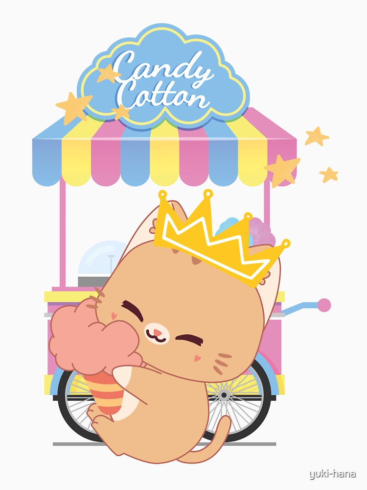 Cute Kawaii Cat Cotton Candy by yuki-hana