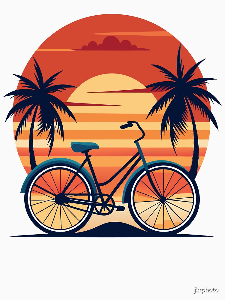 sunset bicycle by jkrphoto