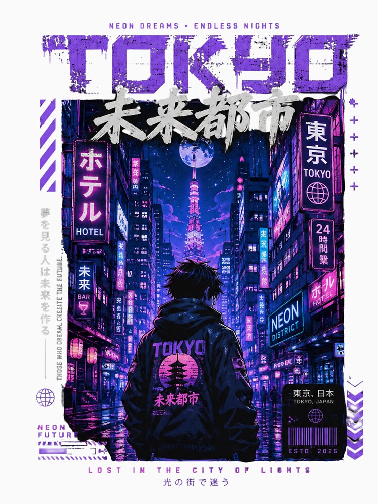 Tokyo Neon Nights by rrgrapics
