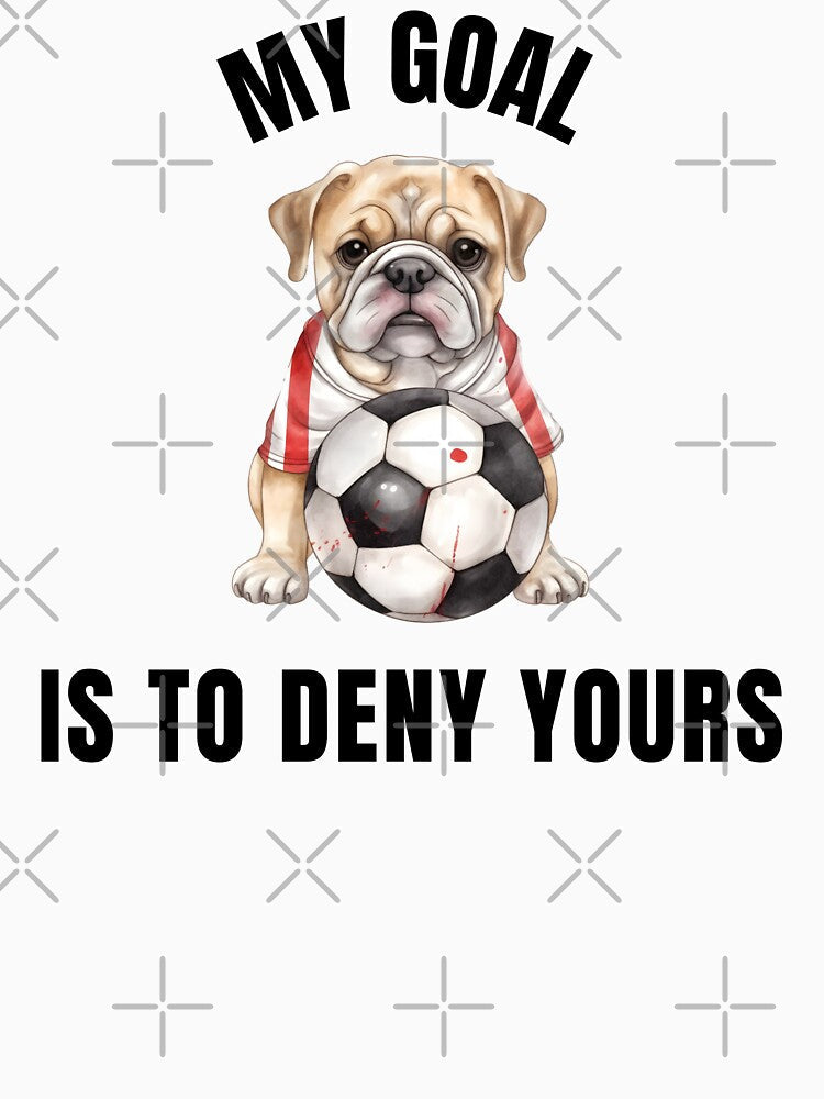 Soccer Dog Bulldog America 250 Soccer Mom English Football Puppy Lover by DogLover332 Unisex , , , Long Sleeve Tee