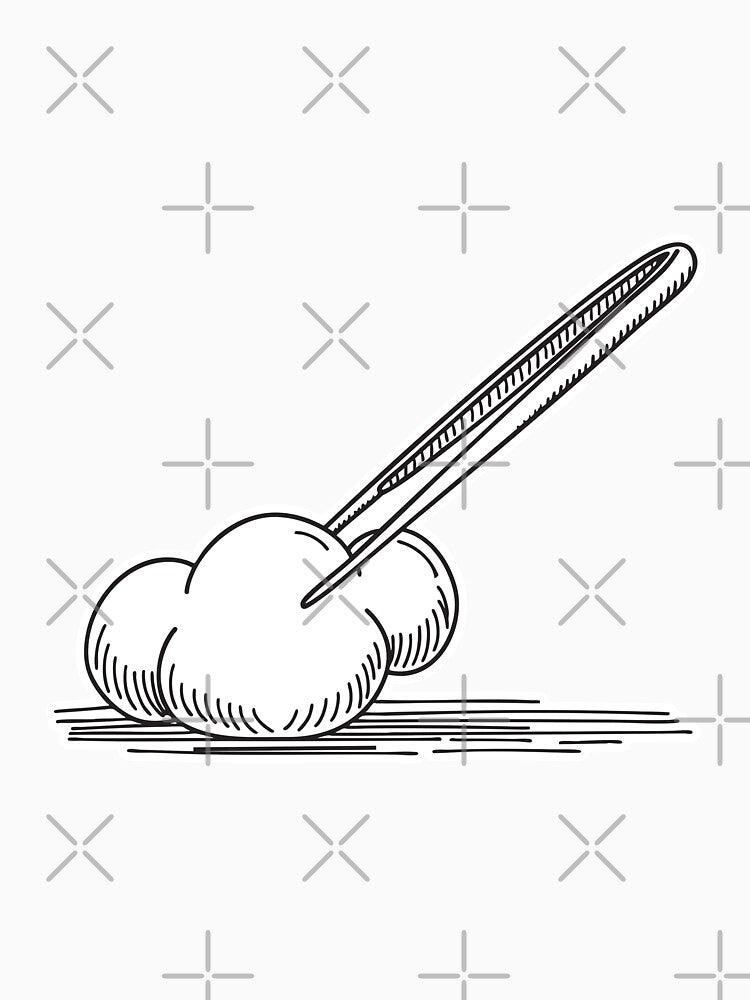 Tweezers Near Cotton on Table by rasagamastore