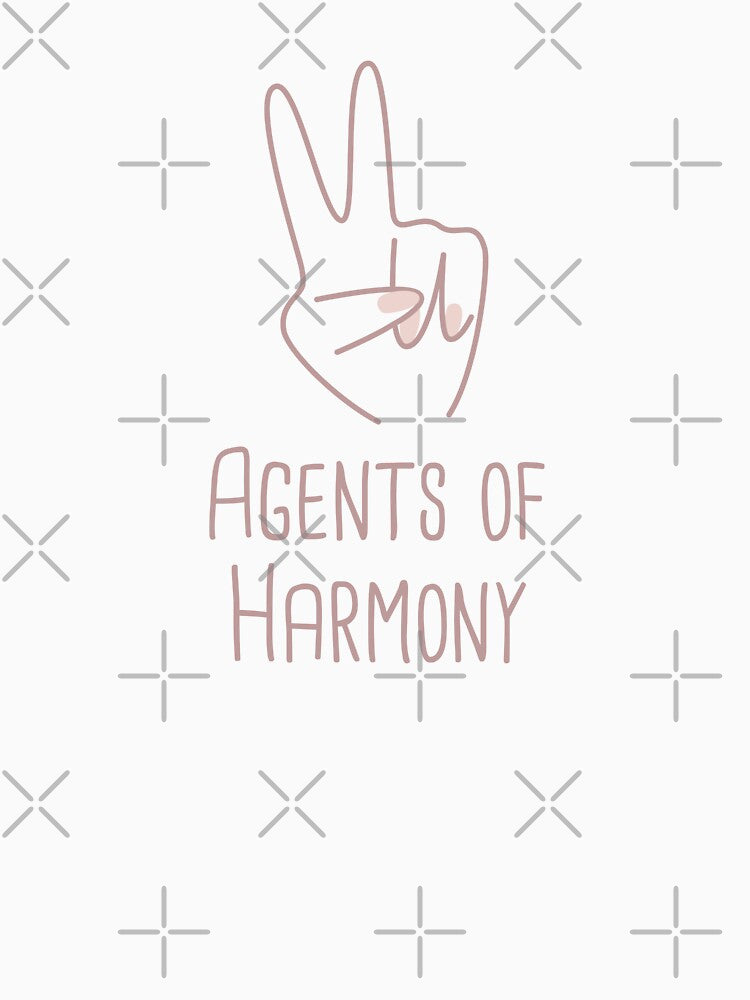 Agents of Harmony Peace Building Positive Phrase by FemiBiutti