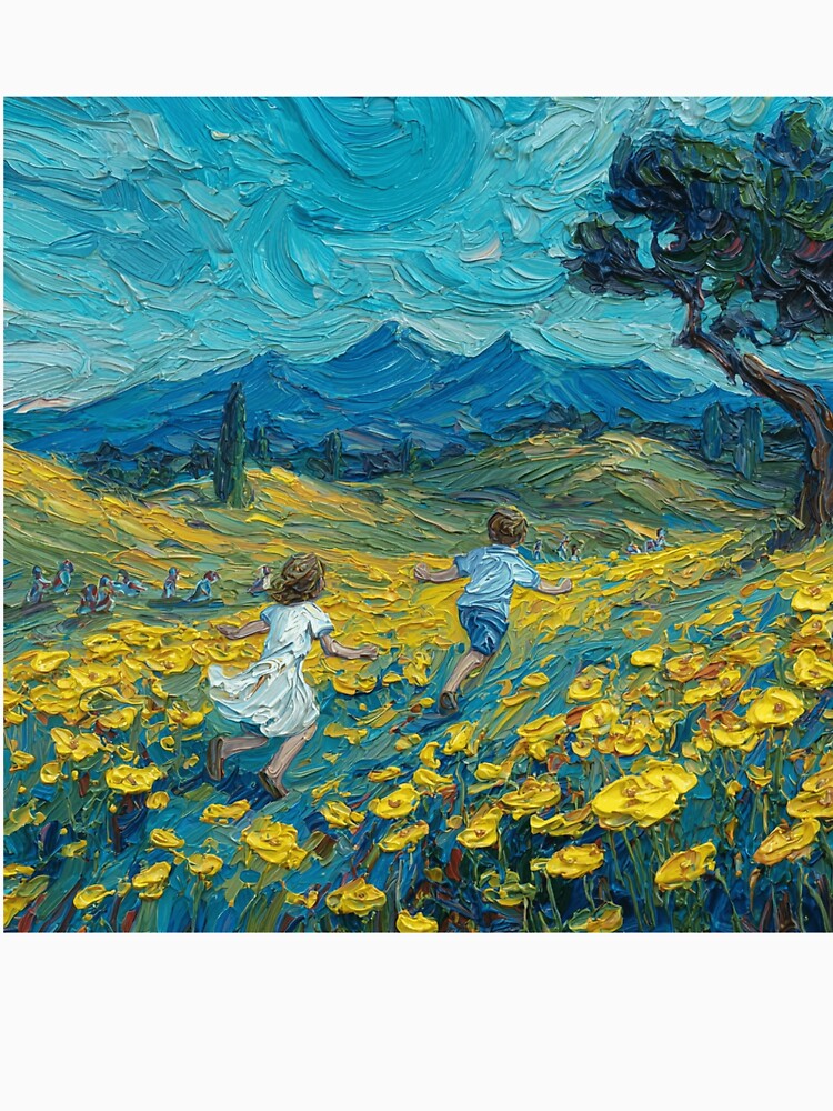 Children in the Flower Field by TysonLangosh