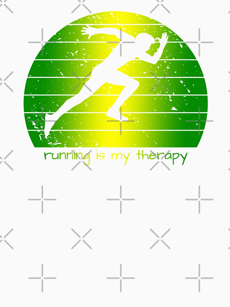 Running is my therapy Birthday Gift by GBDesigner