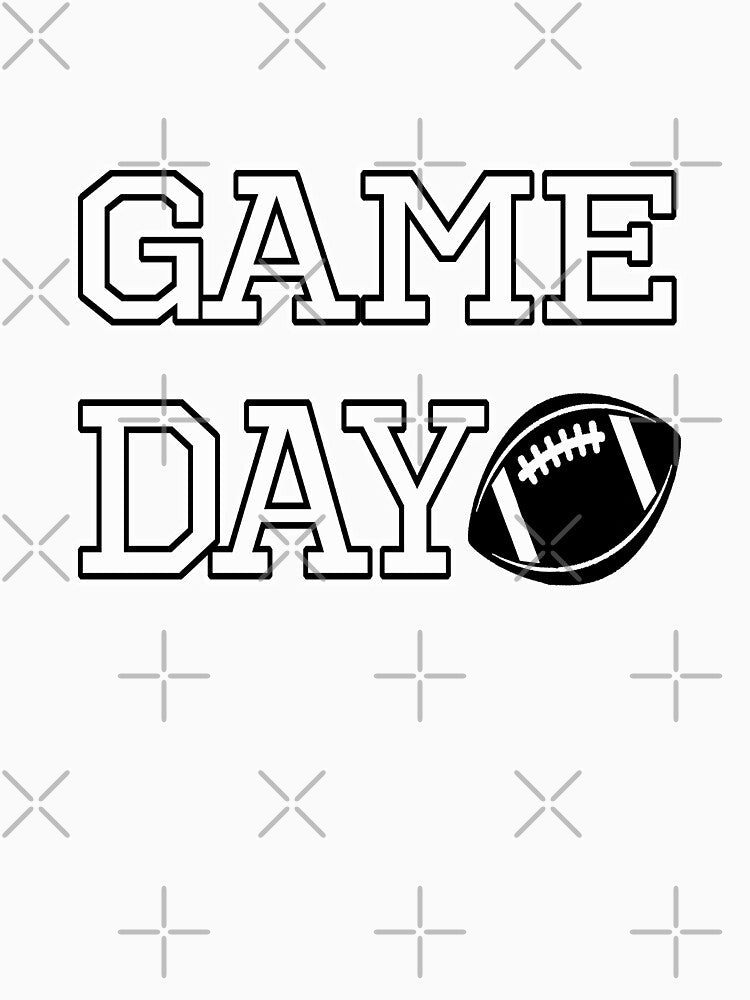 Game Day by NewPrint Unisex , , , Long Sleeve Tee