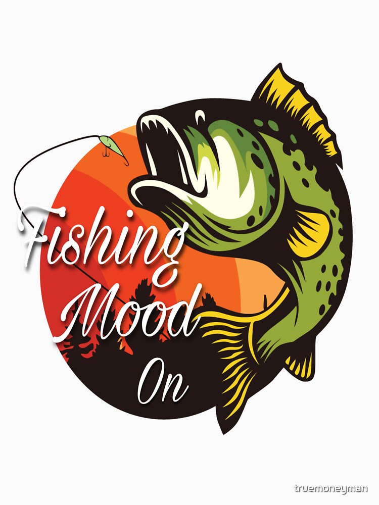 Fishing mood on illustration premium design by truemoneyman