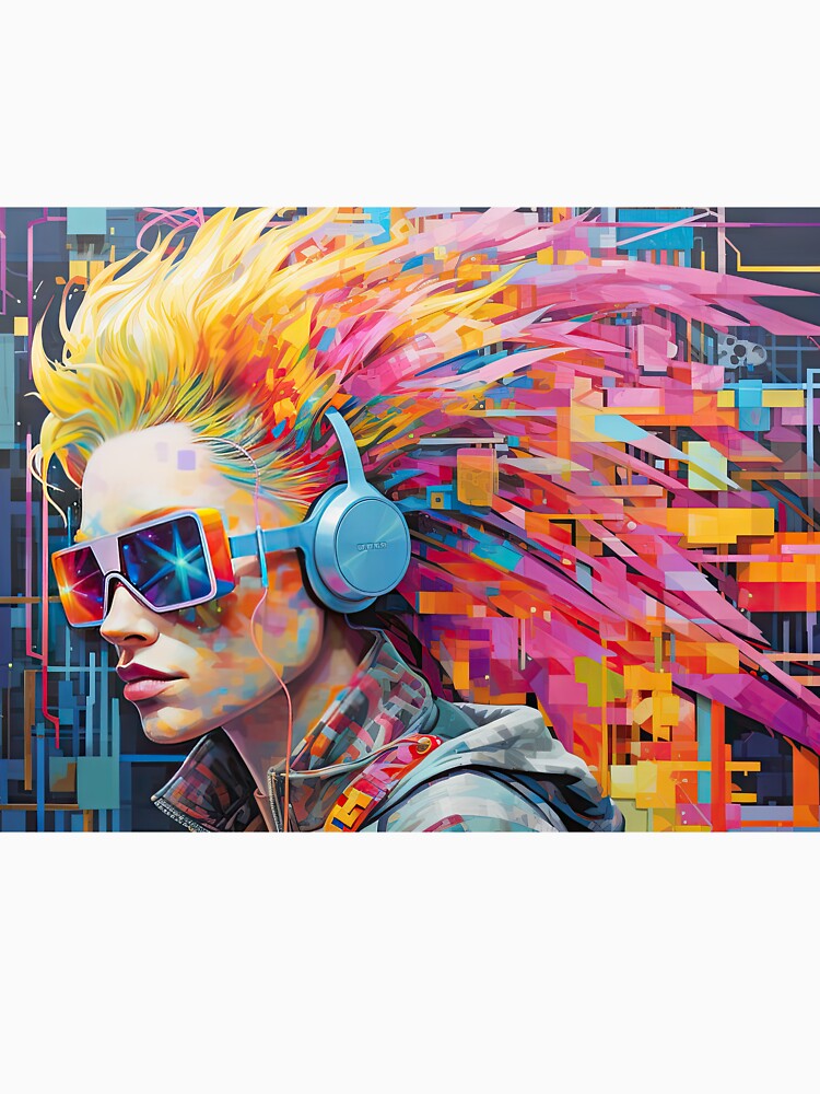 Sandevistan Activated - Cyberpunk Vaporwave Art | Anime Retro Aesthetic by AeonAcademy