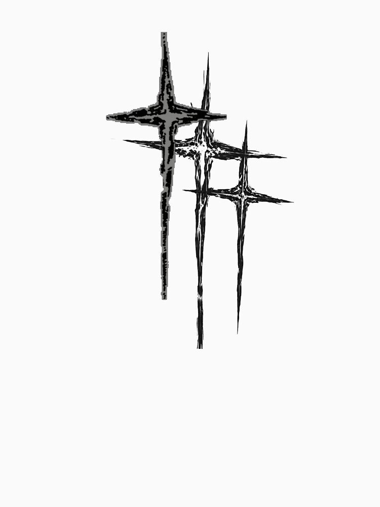 Y2K Cyber Sigilism Star Crosses - Grunge Gothic Streetwear by Kromatik