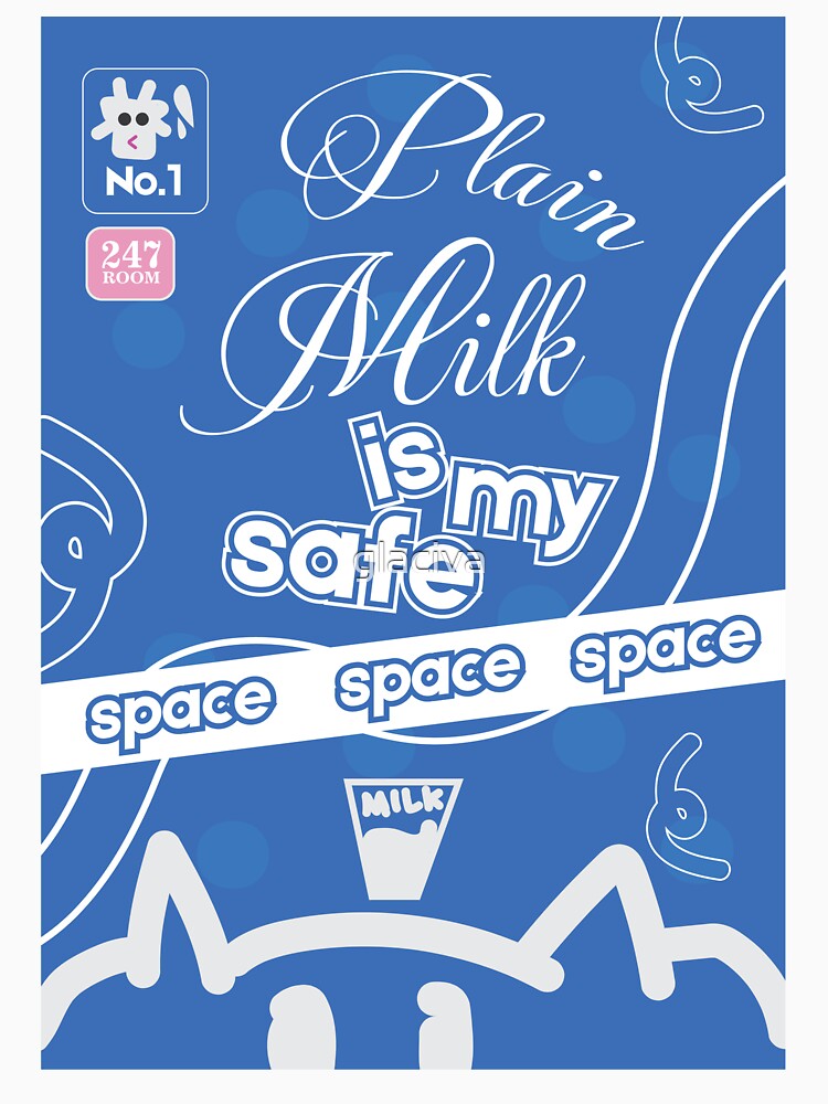 247ROOM plain milk poster by glaciva