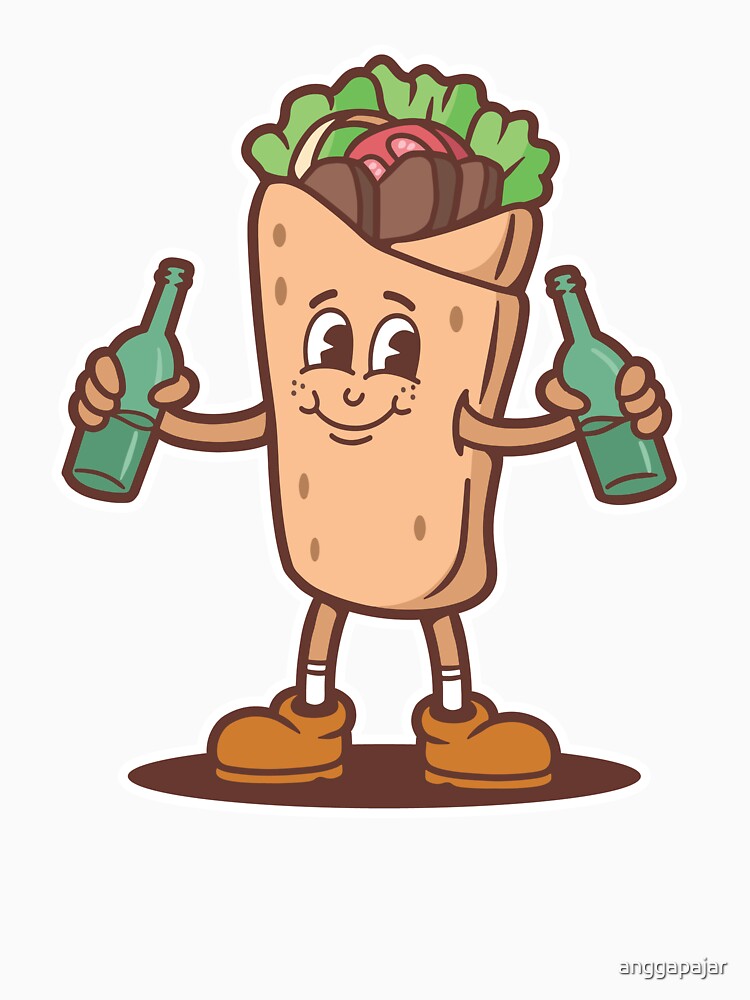 kebab mascot beer by anggapajar