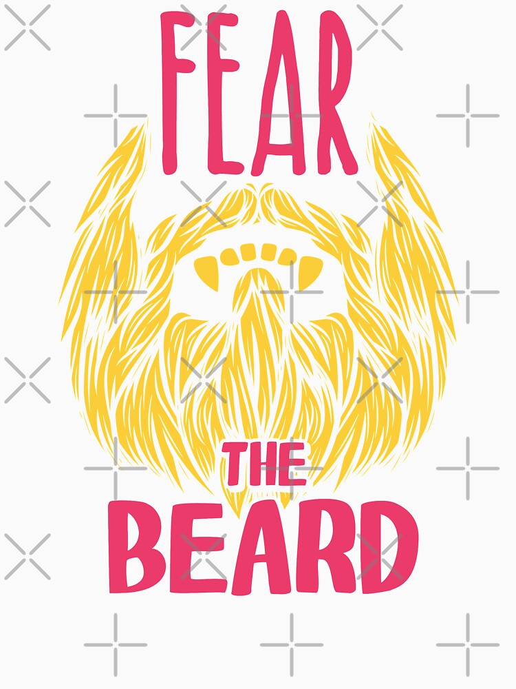 Fear To Beard Barber Vintage Barbershop Funny Retro Illustration by MemphisCenter