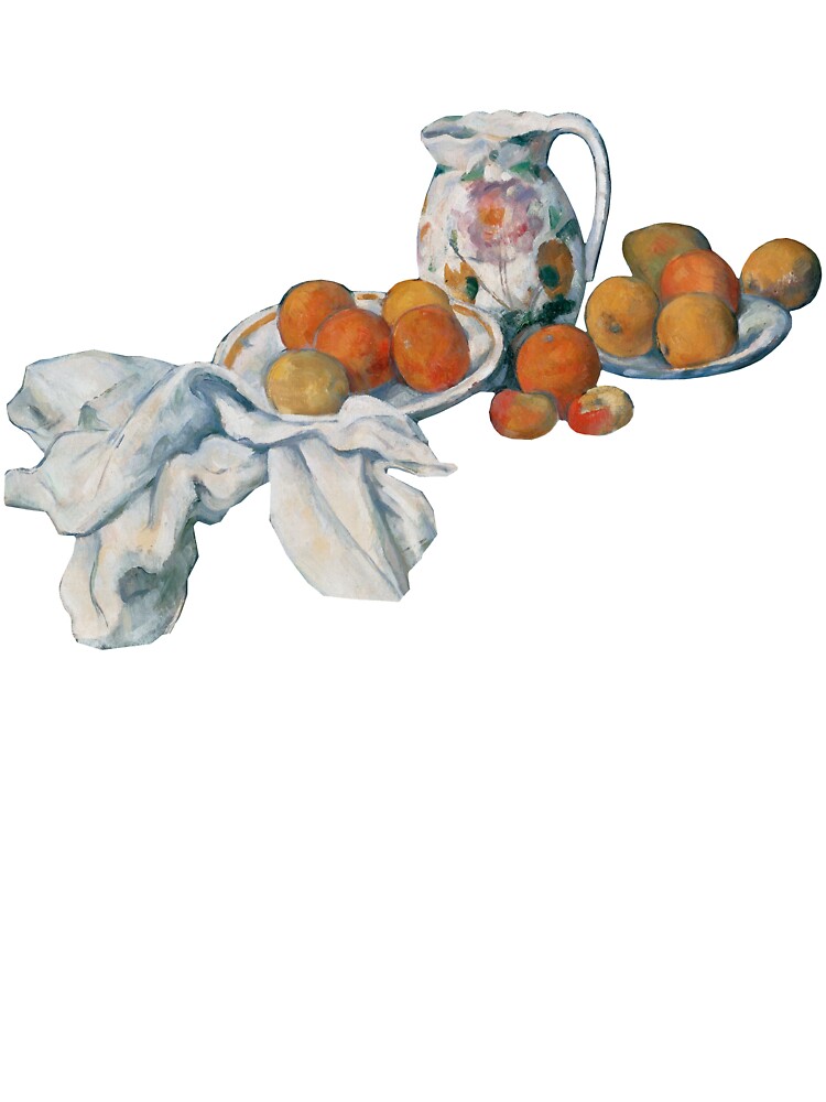 Paul Cézanne - Still Life with a Curtain by elinaarbidane