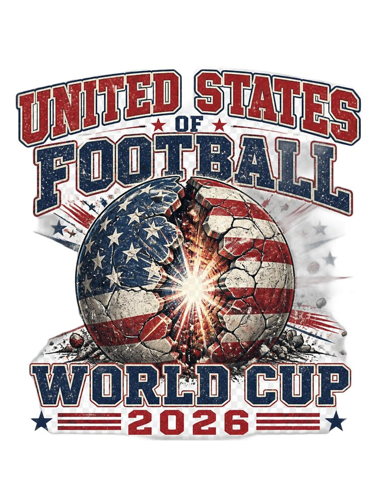 United States of Football — USA World Cup 2026 Fan by The96Minutes Unisex , , , Long Sleeve Tee
