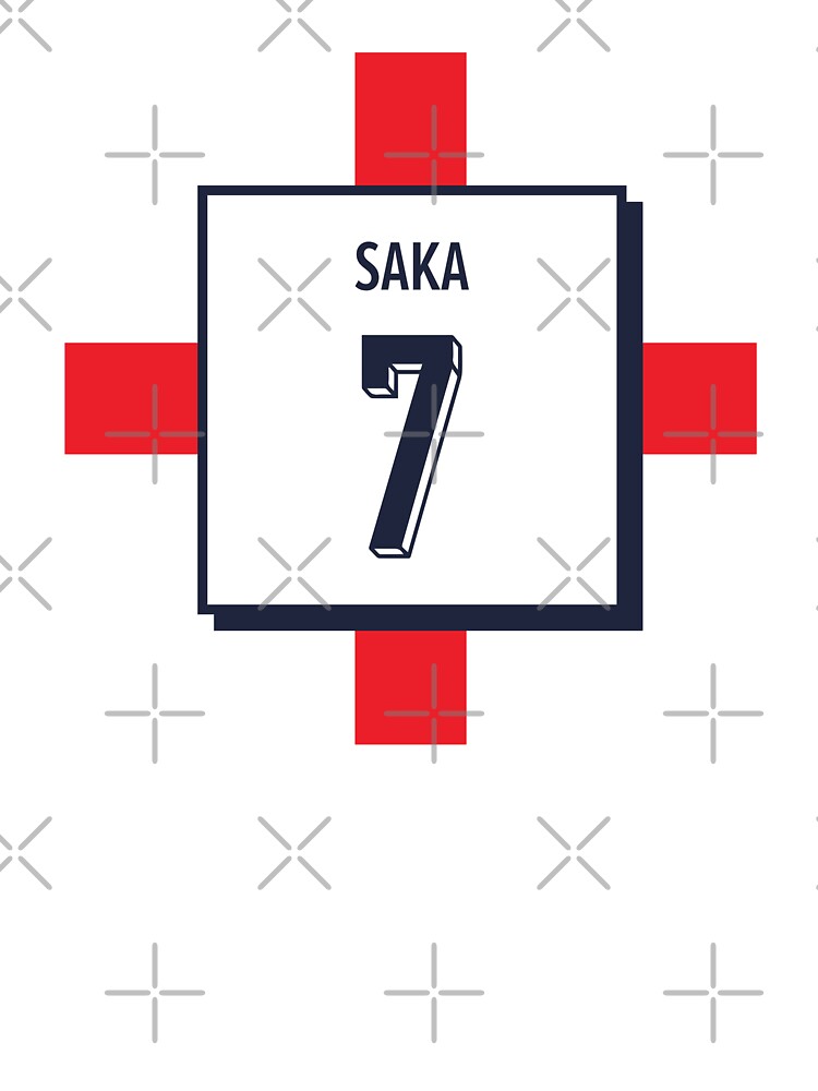 Saka - England 2024 by On Target Sports Unisex , , , Long Sleeve Tee