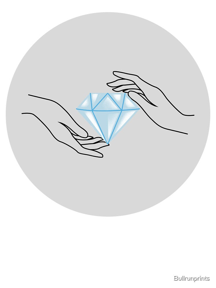 Diamond hands - day trading gift by Bullrunprints