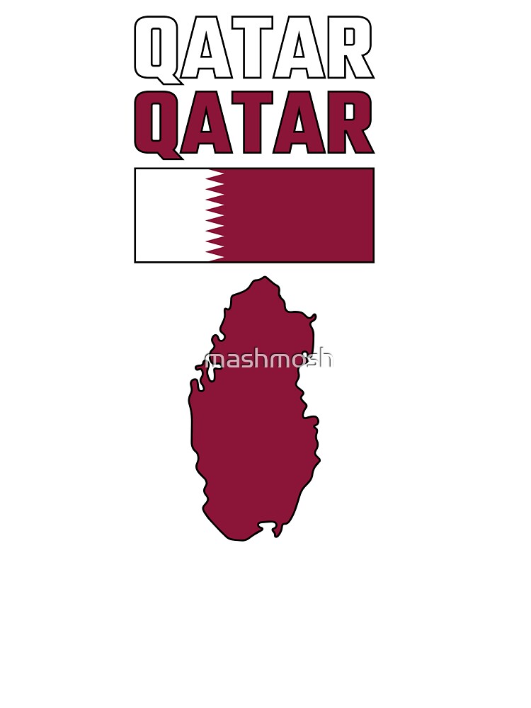 Qatar Pride, National Flag & Map Heritage Design by mashmosh